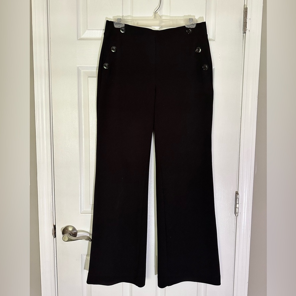 Black pants w/accent buttons